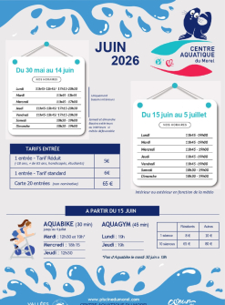 Horaires Juin